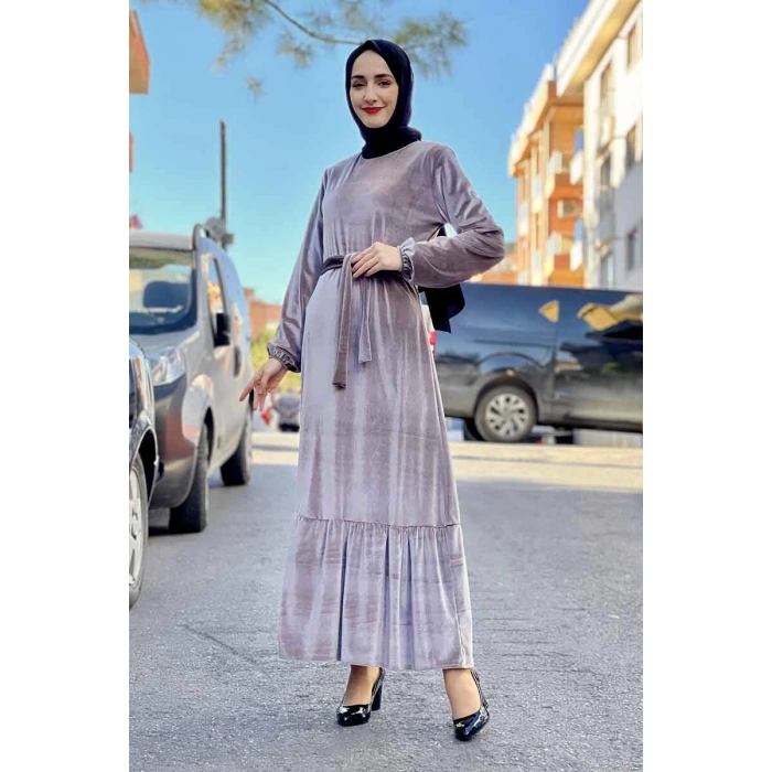 Moda Çizgi Tesettür Elbise