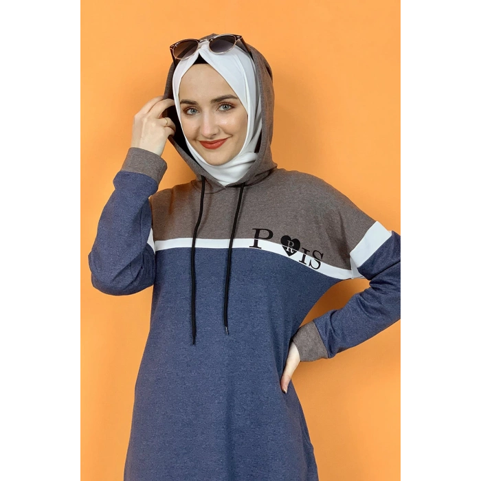 Moda Çizgi Tesettür Elbise