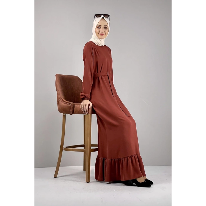 Moda Çizgi Tesettür Elbise