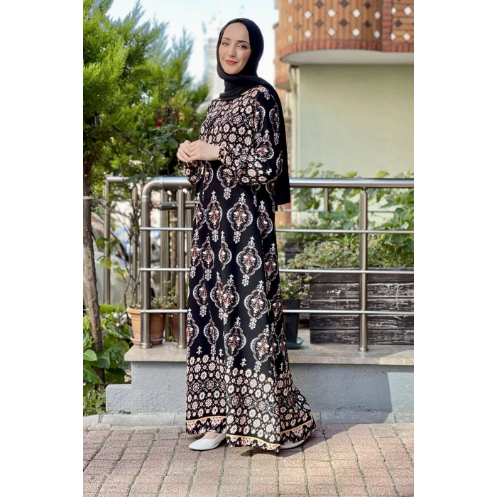 Moda Çizgi Tesettür Elbise