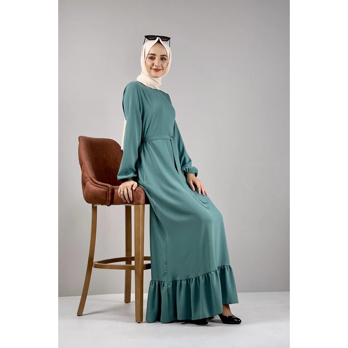 Moda Çizgi Tesettür Elbise