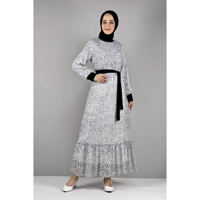 Moda Çizgi Tesettür Elbise