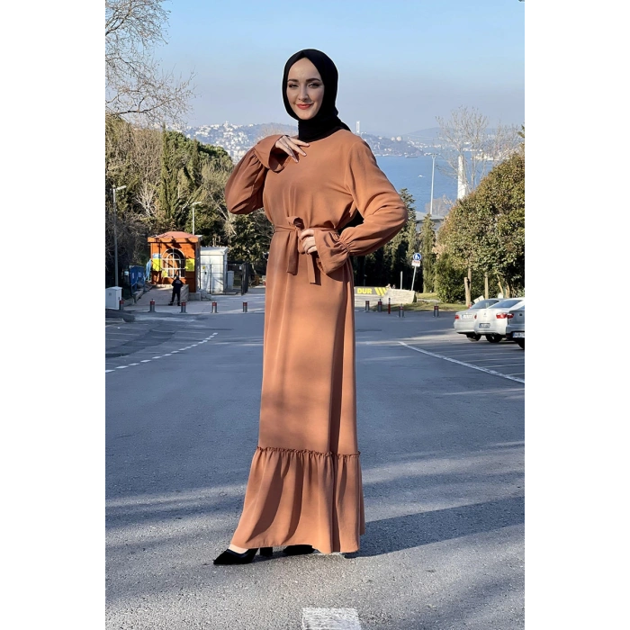 Moda Çizgi Tesettür Elbise