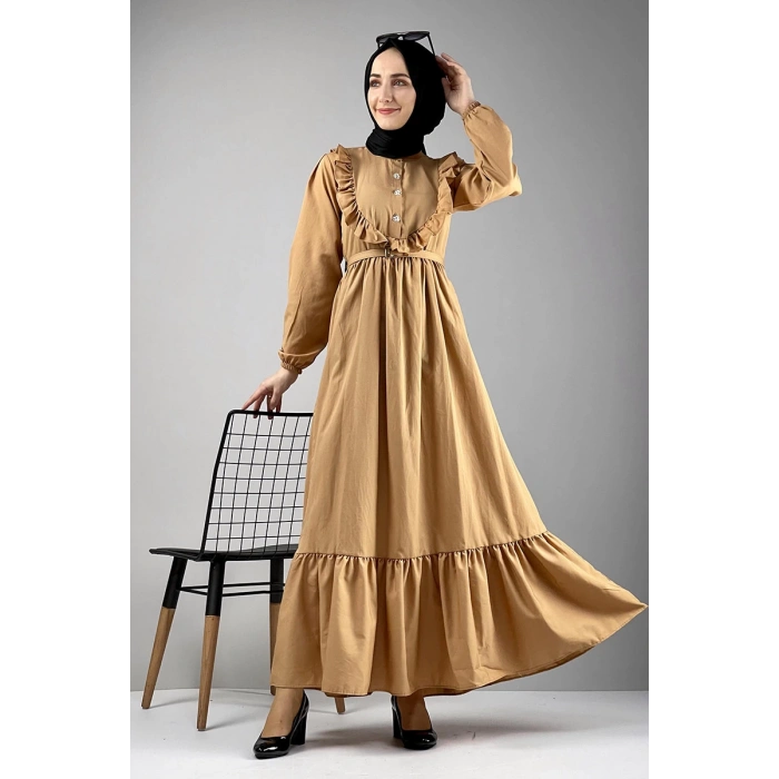 Moda Çizgi Tesettür Elbise