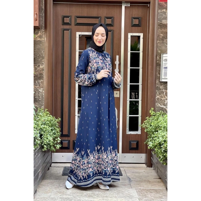 Moda Çizgi Tesettür Elbise