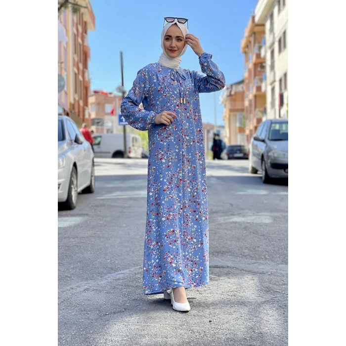 Moda Çizgi Tesettür Elbise