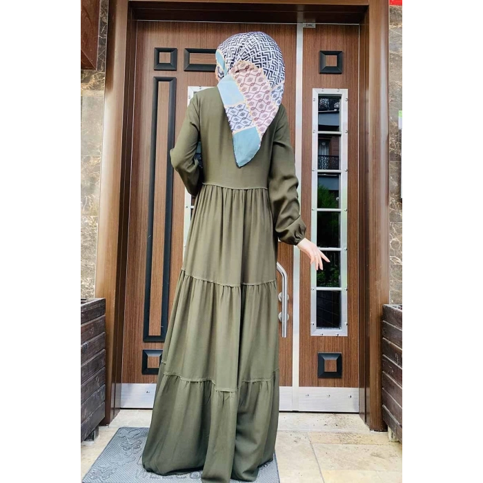 Moda Çizgi Tesettür Elbise