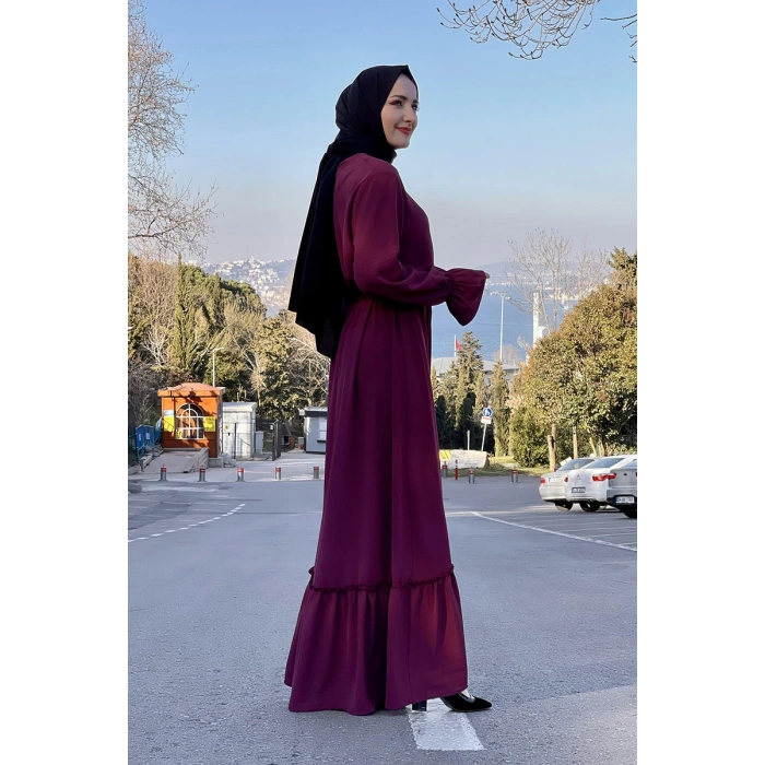 Moda Çizgi Tesettür Elbise