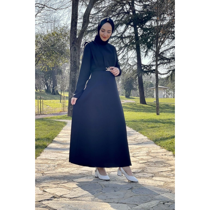 Moda Çizgi Tesettür Elbise