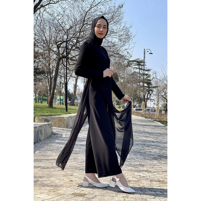 Moda Çizgi Tesettür Elbise