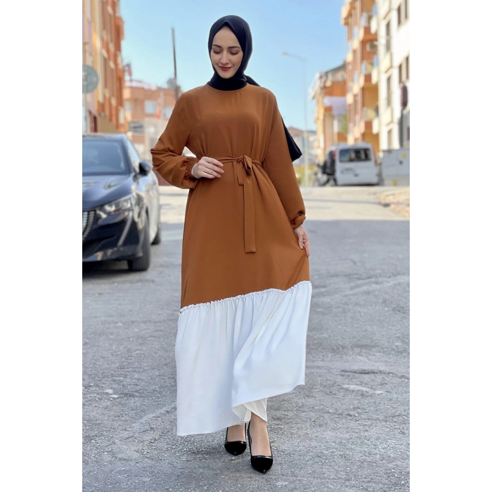 Moda Çizgi Tesettür Elbise