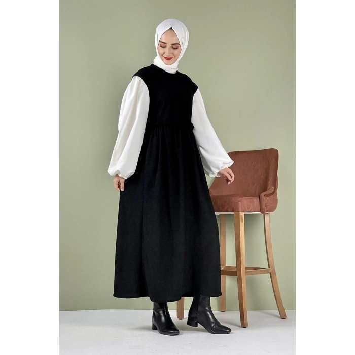 Moda Çizgi Tesettür Elbise