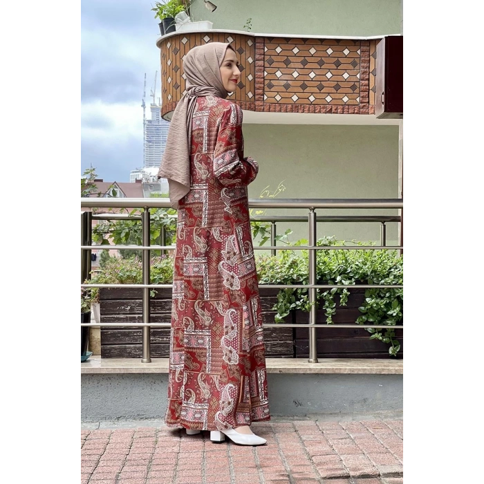 Moda Çizgi Tesettür Elbise