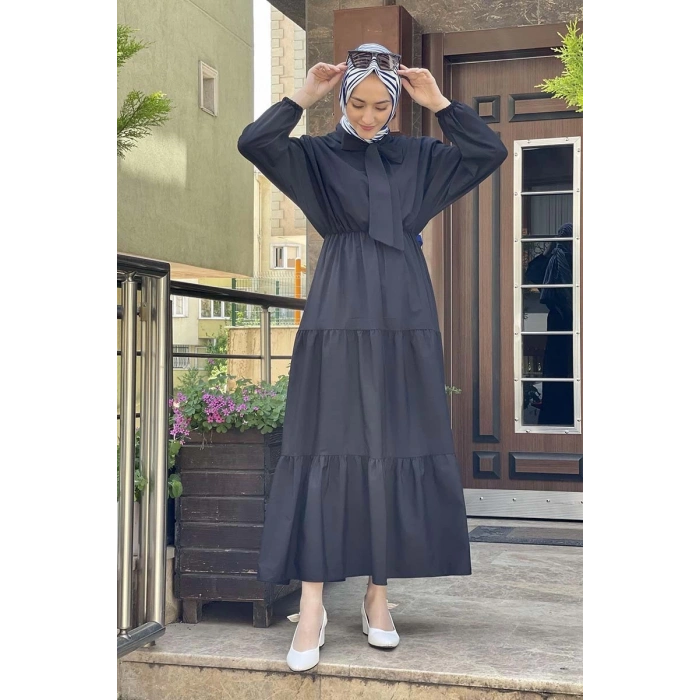 Moda Çizgi Tesettür Elbise