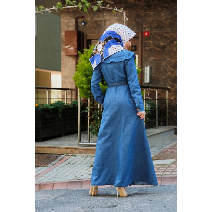 Moda Çizgi Tesettür Elbise