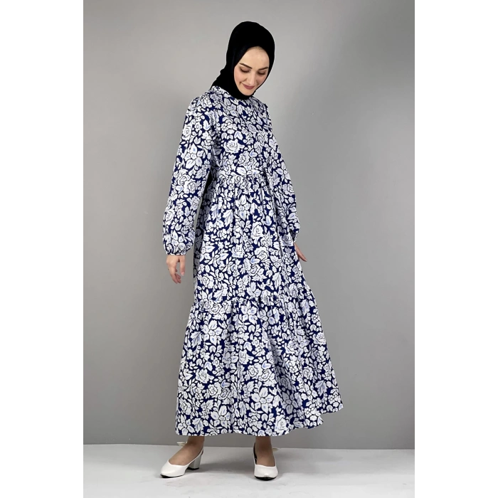 Moda Çizgi Tesettür Elbise