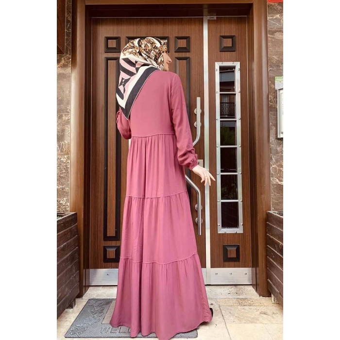 Moda Çizgi Tesettür Elbise