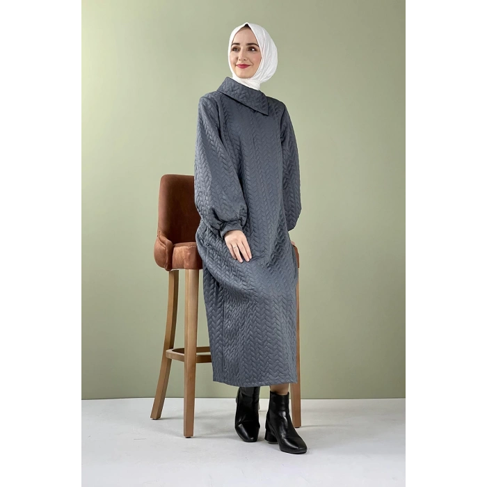Moda Çizgi Tesettür Elbise