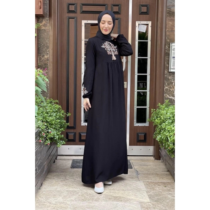 Moda Çizgi Tesettür Elbise