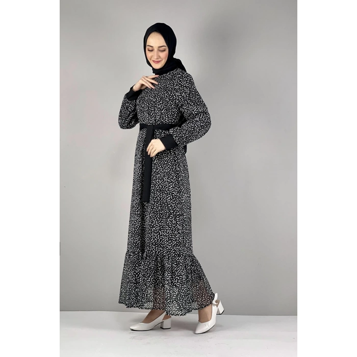 Moda Çizgi Tesettür Elbise