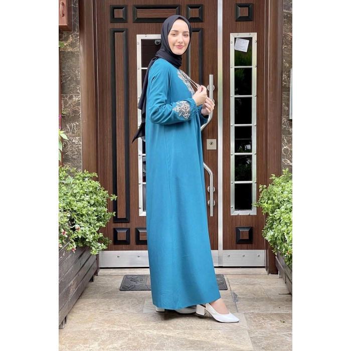 Moda Çizgi Tesettür Elbise