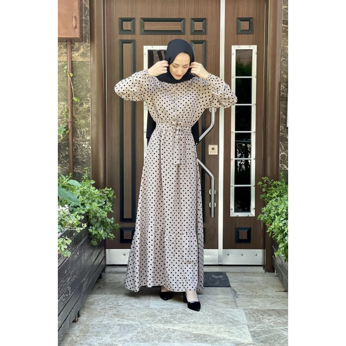 Moda Çizgi Tesettür Elbise