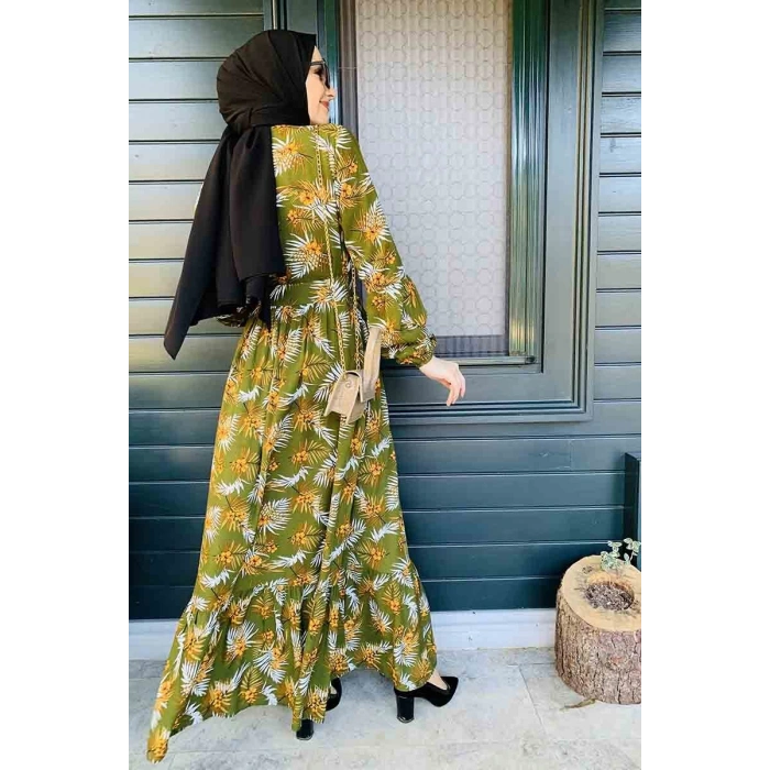 Moda Çizgi Tesettür Elbise