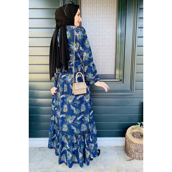 Moda Çizgi Tesettür Elbise