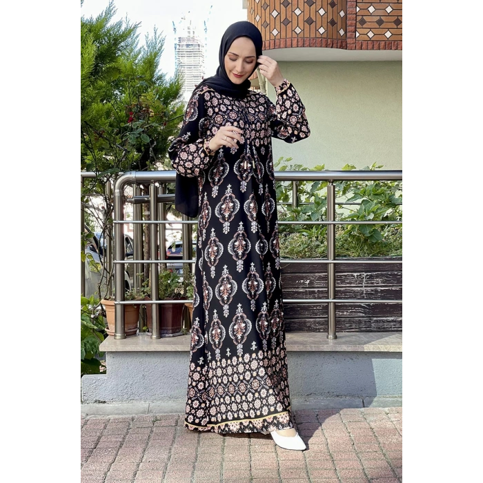 Moda Çizgi Tesettür Elbise