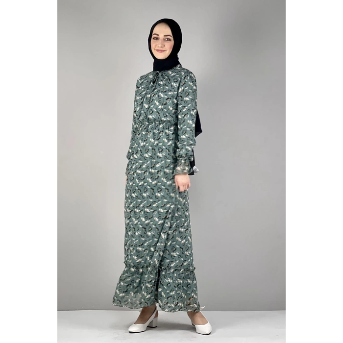 Moda Çizgi Tesettür Elbise