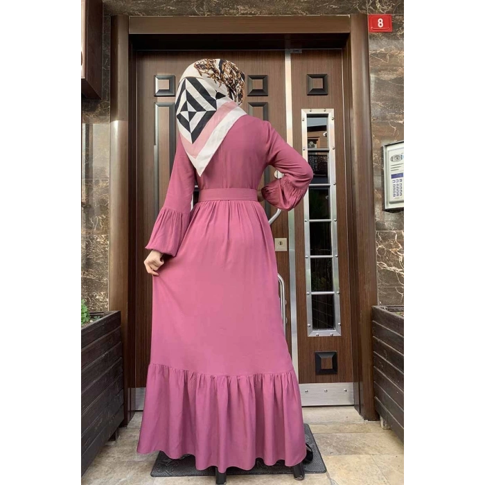 Moda Çizgi Tesettür Elbise