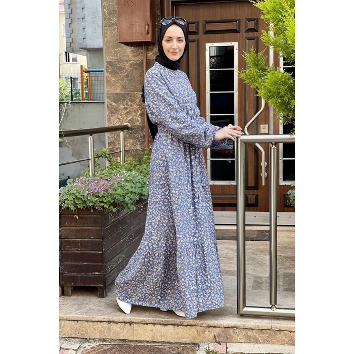 Moda Çizgi Tesettür Elbise