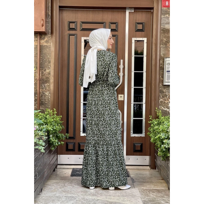 Moda Çizgi Tesettür Elbise