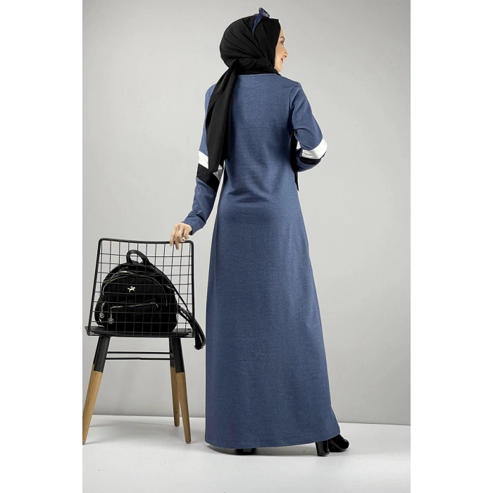 Moda Çizgi Tesettür Elbise