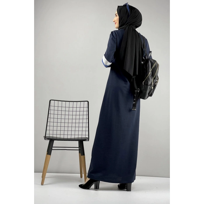 Moda Çizgi Tesettür Elbise