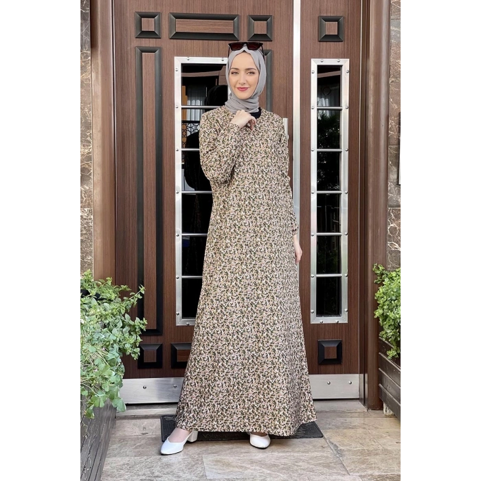 Moda Çizgi Tesettür Elbise