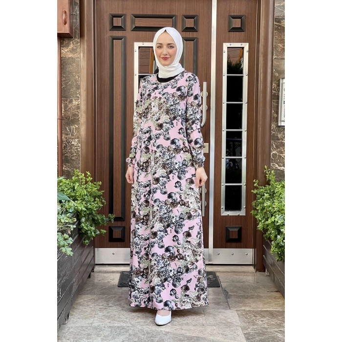 Moda Çizgi Tesettür Elbise