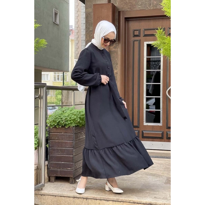 Moda Çizgi Tesettür Elbise