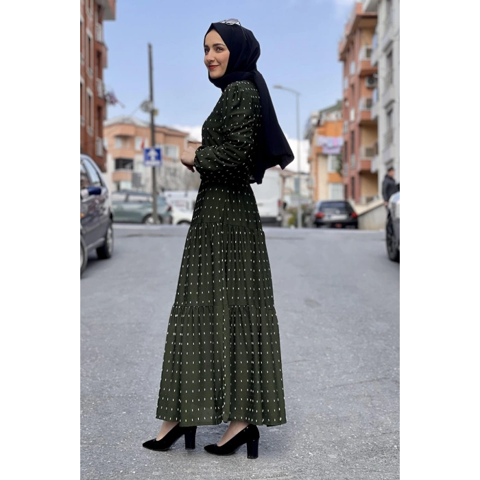 Moda Çizgi Tesettür Elbise