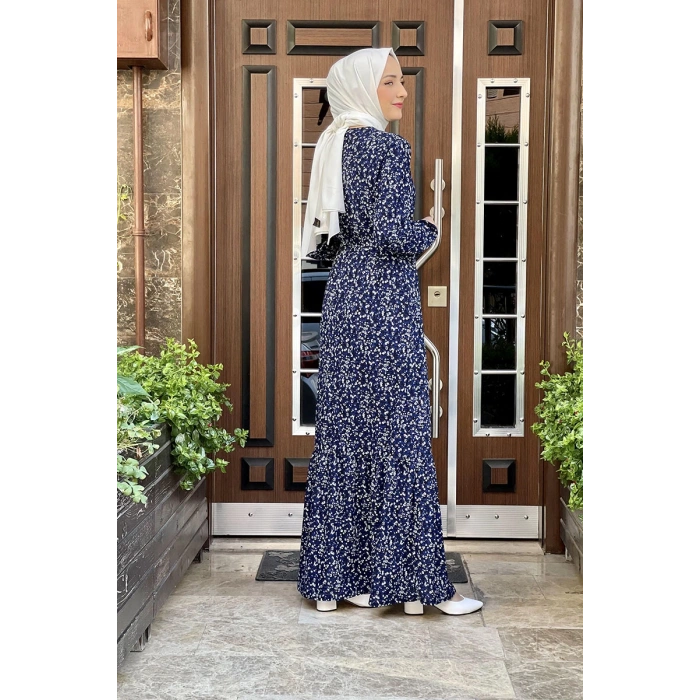 Moda Çizgi Tesettür Elbise