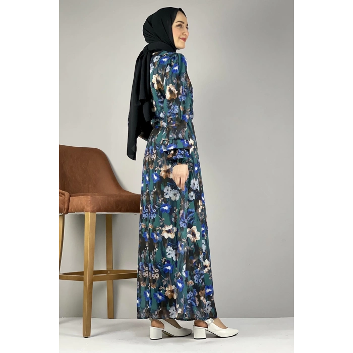 Moda Çizgi Tesettür Elbise