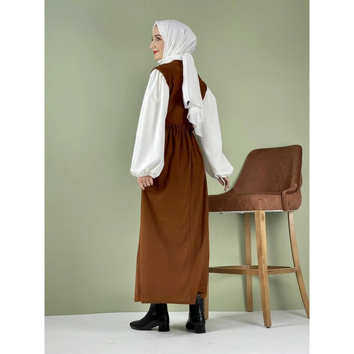 Moda Çizgi Tesettür Elbise