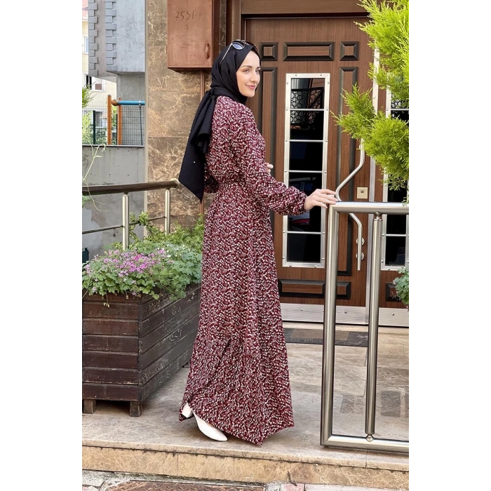 Moda Çizgi Tesettür Elbise