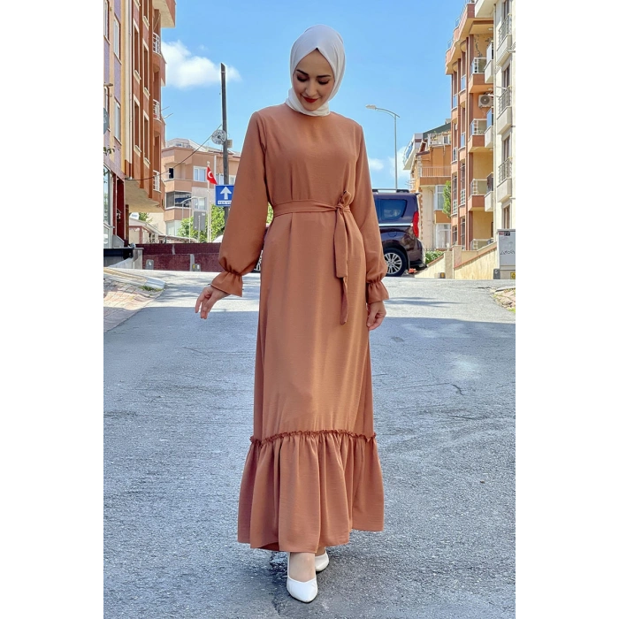 Moda Çizgi Tesettür Elbise