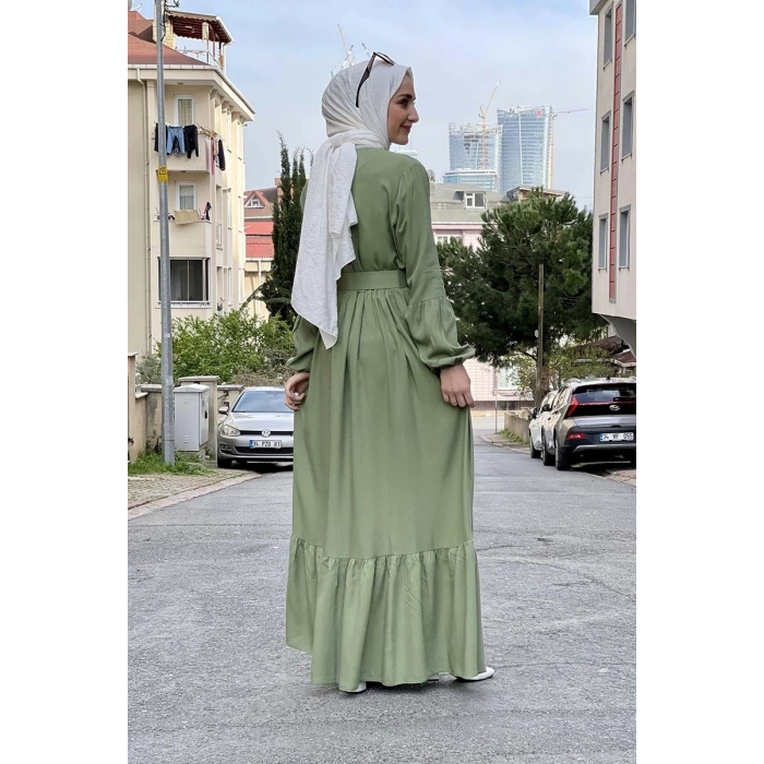 Moda Çizgi Tesettür Elbise