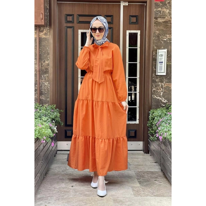 Moda Çizgi Tesettür Elbise