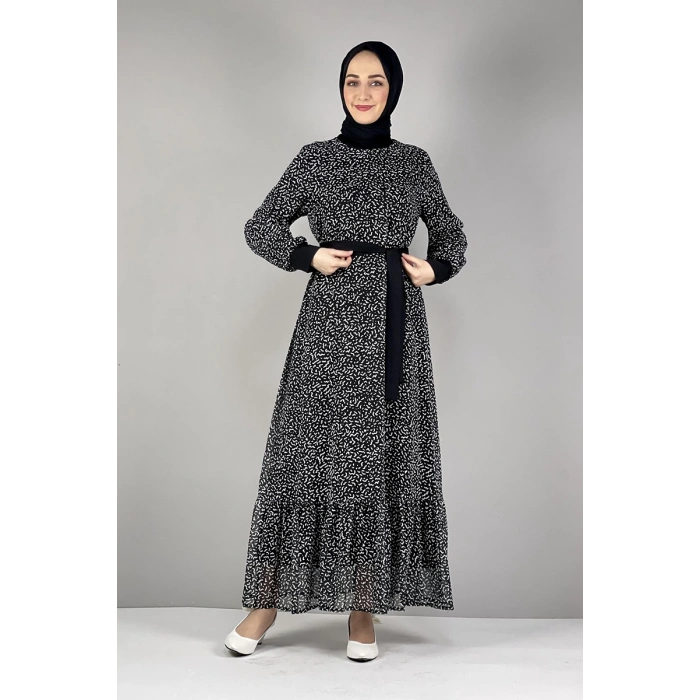 Moda Çizgi Tesettür Elbise
