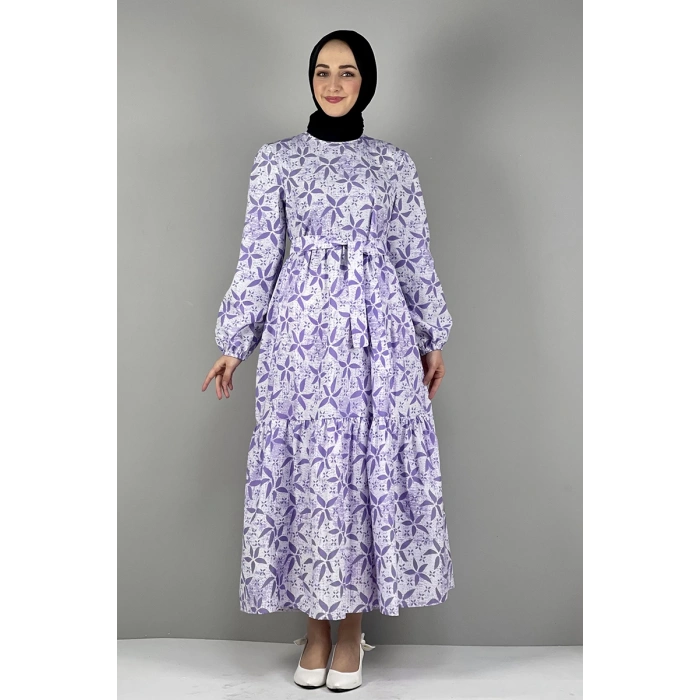 Moda Çizgi Tesettür Elbise