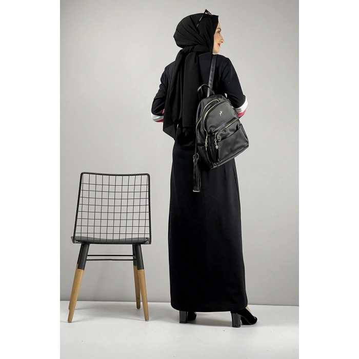 Moda Çizgi Tesettür Elbise