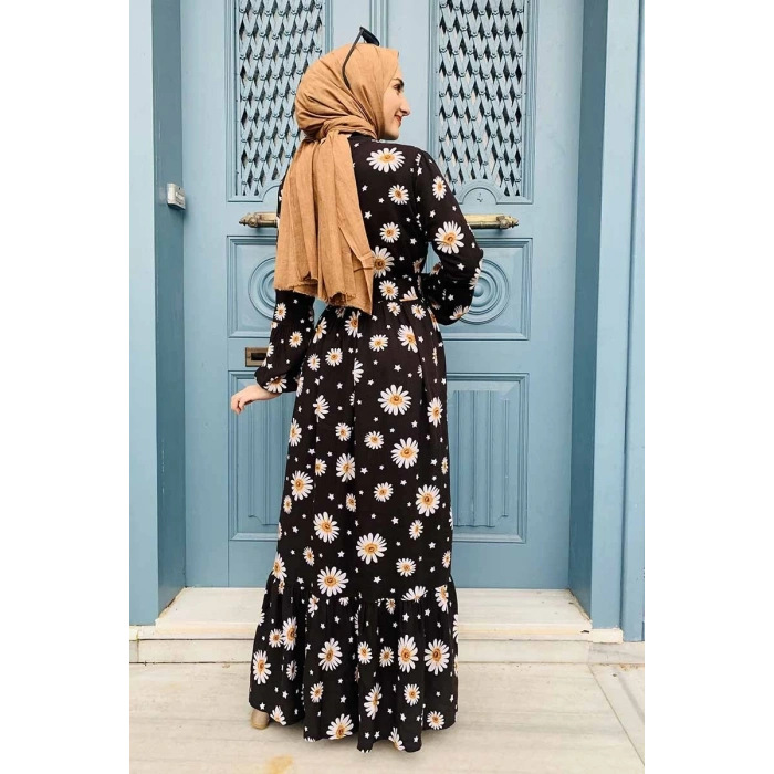 Moda Çizgi Tesettür Elbise